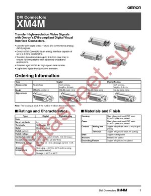 XM4M-2932-1312 datasheet  